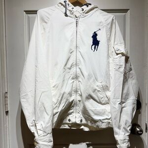 Ralph Lauren Polo White Lightweight Shirt Jacket